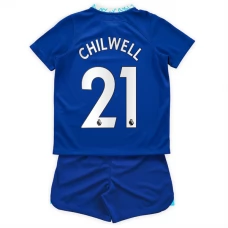 Chelsea Dětské Fotbalové Dresy Komplet 2022-23 Chilwell 21 Domácí