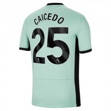 Chelsea Fotbalový Dres 2023-24 Caicedo 25 Alternativní