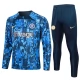 Chelsea Tréninkové Soupravy 2023-24 - 1-4 Zip Modrá Camouflage