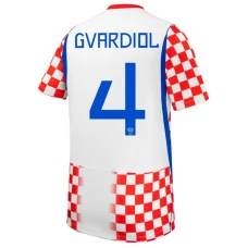 Chorvatsko Gvardiol 4 Domácí Dres MS 2026