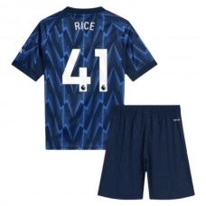Dětské Fotbalové Dresy Arsenal Rice 41 Venkovní 2025-26
