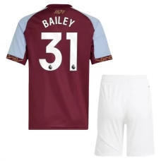 Dětské Fotbalové Dresy Aston Villa Bailey 31 Domácí 2025-26