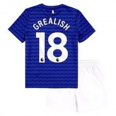 Dětské Fotbalové Dresy Everton Grealish 18 Domácí 2025-26