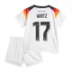 Dětské Fotbalové Dresy Komplet Německo Wirtz 17 Domácí Euro 2024