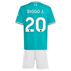 Dětské Fotbalové Dresy Liverpool Diogo J. 20 Alternativní 2025-26