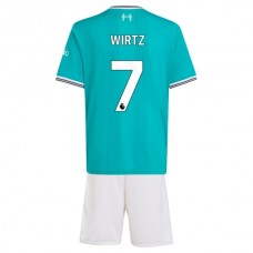 Dětské Fotbalové Dresy Liverpool Wirtz 7 Alternativní 2025-26