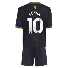 Dětské Fotbalové Dresy Manchester United Cunha 10 Alternativní 2025-26