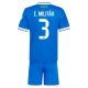 Dětské Fotbalové Dresy Real Madrid E.Militão 3 Alternativní 2025-26