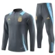 Dětský Argentina Tréninkové Soupravy 2024-25 - 1-4 Zip Šedá