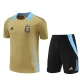 Dětský Argentina Tréninkový Dres Soupravy 2024-25 - Shorts Gold