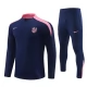 Dětský Atlético Madrid Tréninkové Soupravy 2024-25 - 1-4 Zip Námořnická Modř