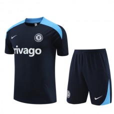 Dětský Chelsea Tréninkový Dres Soupravy 2024-25 - Shorts Černá