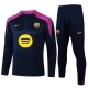 Dětský FC Barcelona Tréninková Mikina Soupravy 2025-26 - 1-4 Zip