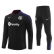 Dětský FC Barcelona Tréninkové Soupravy 2024-25 - 1-4 Zip Černá