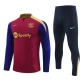 Dětský FC Barcelona Tréninkové Soupravy 2024-25 - 1-4 Zip Modrá Červená