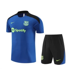 Dětský FC Barcelona Tréninkový Dres Soupravy 2024-25 - Shorts Modrá