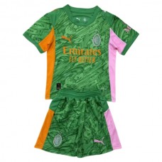 Dětský Fotbalové Dresy AC Milan Brankářské Alternativní 2025-26