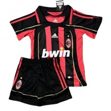 Dětský Fotbalové Dresy AC Milan Domácí Retro 2006-07