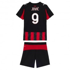 Dětský Fotbalové Dresy AC Milan Jović 9 Domácí 2025-26
