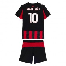 Dětský Fotbalové Dresy AC Milan Rafa Leão 10 Domácí 2025-26