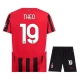 Dětský Fotbalové Dresy AC Milan Theo 19 Domácí 2024-25