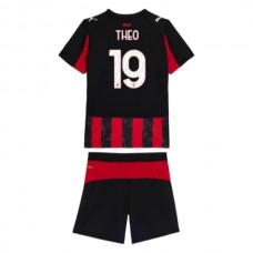 Dětský Fotbalové Dresy AC Milan Theo 19 Domácí 2025-26