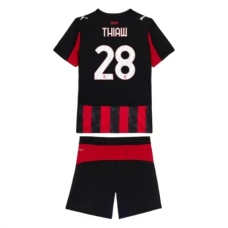 Dětský Fotbalové Dresy AC Milan Thiaw 28 Domácí 2025-26