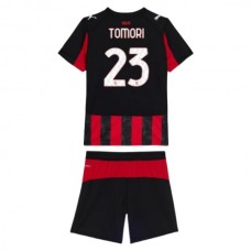 Dětský Fotbalové Dresy AC Milan Tomori 23 Domácí 2025-26