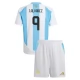 Dětský Fotbalové Dresy Argentina J.Alvarez 9 Domácí Copa América 2024