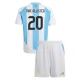 Dětský Fotbalové Dresy Argentina Mac Allister 20 Domácí Copa América 2024