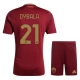 Dětský Fotbalové Dresy AS Řím Dybala 21 Domácí 2024-25