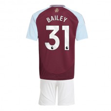 Dětský Fotbalové Dresy Aston Villa Bailey 31 Domácí 2024-25