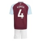 Dětský Fotbalové Dresy Aston Villa Konsa 4 Domácí 2024-25