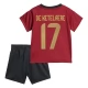 Dětský Fotbalové Dresy Belgie De Ketelaere 17 Domácí Euro 2024