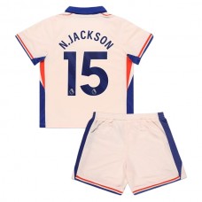 Dětský Fotbalové Dresy Chelsea N.Jackson 15 Venkovní 2024-25