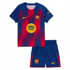 Dětský Fotbalové Dresy FC Barcelona Domácí 2025-26