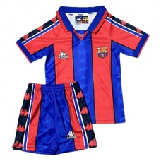 Dětský Fotbalové Dresy FC Barcelona Domácí Retro 1995-97