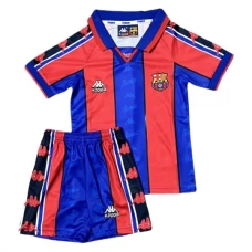 Dětský Fotbalové Dresy FC Barcelona Domácí Retro 1995-97