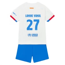 Dětský Fotbalové Dresy FC Barcelona Lamine Yamal 27 Venkovní 2023-24