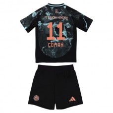 Dětský Fotbalové Dresy FC Bayern Mnichov Coman 11 Venkovní 2024-25