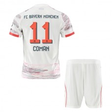 Dětský Fotbalové Dresy FC Bayern Mnichov Coman 11 Venkovní 2025-26