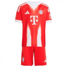 Dětský Fotbalové Dresy FC Bayern Mnichov Domácí 2025-26