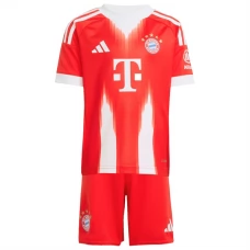 Dětský Fotbalové Dresy FC Bayern Mnichov Domácí 2025-26