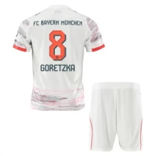 Dětský Fotbalové Dresy FC Bayern Mnichov Goretzka 8 Venkovní 2025-26