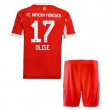 Dětský Fotbalové Dresy FC Bayern Mnichov Olise 17 Domácí 2025-26