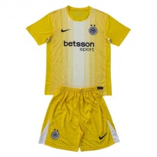 Dětský Fotbalové Dresy Inter Milan Brankářské Venkovní 2025-26