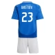 Dětský Fotbalové Dresy Itálie Bastoni 23 Domácí Euro 2024