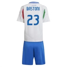 Dětský Fotbalové Dresy Itálie Bastoni 23 Venkovní Euro 2024