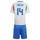 Dětský Fotbalové Dresy Itálie Chiesa 14 Venkovní Euro 2024