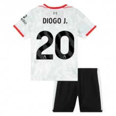Dětský Fotbalové Dresy Liverpool Diogo J. 20 Alternativní 2024-25